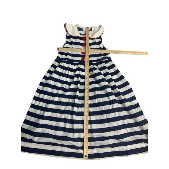 Beautiful JG Hook Girls Dress Vintage 1990 Special Occasion Red, blue and white - Picture 11 of 11